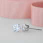 Sparkling White Cubic Zirconia Earrings