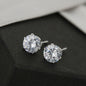 Sparkling White Cubic Zirconia Earrings