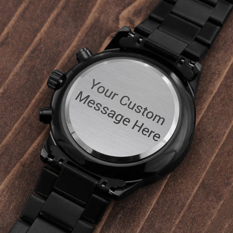Best Time Watch with Custom Message