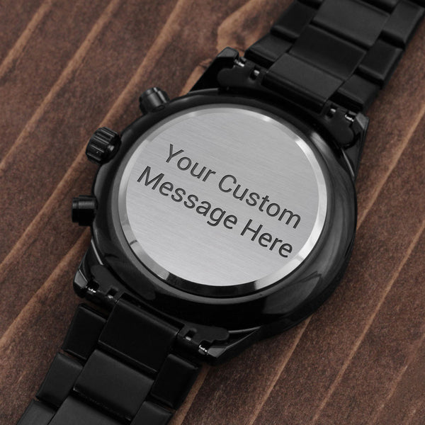 Best Time Watch with Custom Message