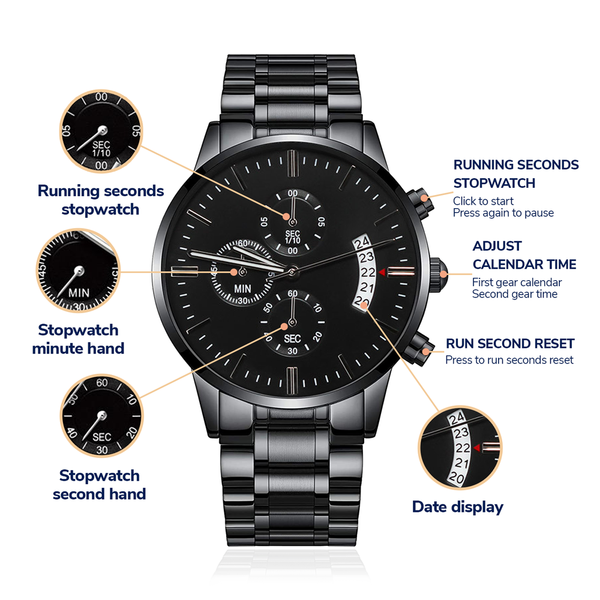 Best Time Watch with Custom Message