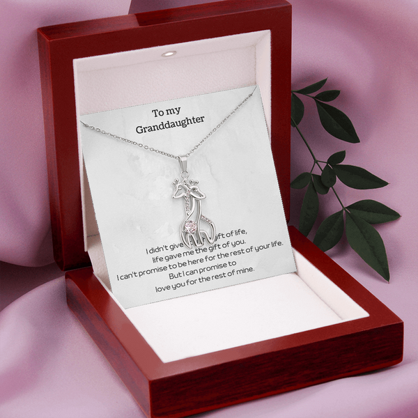 To my Grandaughter - Love Giraffe Necklace