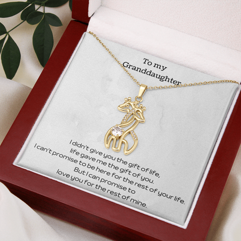 To my Grandaughter - Love Giraffe Necklace