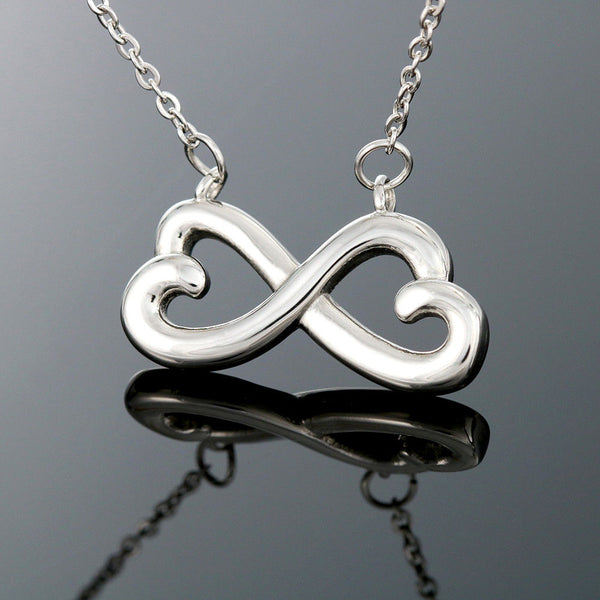 Forever My Mother, Forever My Friend - Infinity Heart Necklace