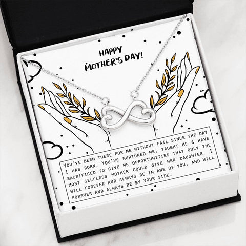 You've Been There For Me - Infinity Heart Necklace