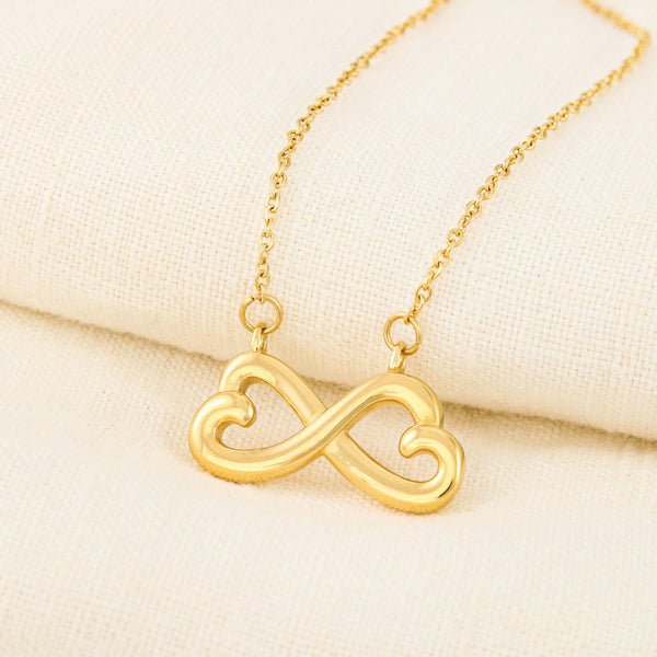 Forever My Mother, Forever My Friend - Infinity Heart Necklace