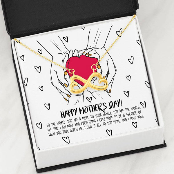 I Love You - Infinity Heart Necklace