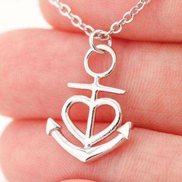 Friendship anchor necklace clearance