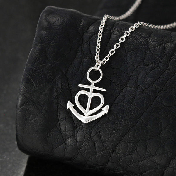 I'll Be The Wings - Anchor Necklace