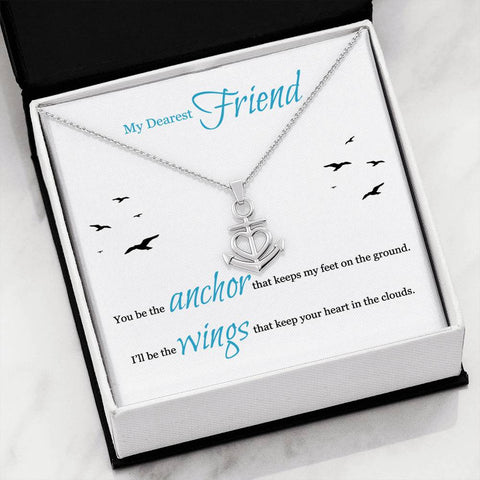 I'll Be The Wings - Anchor Necklace