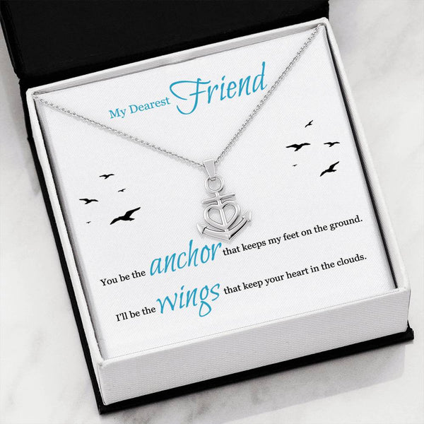 I'll Be The Wings - Anchor Necklace