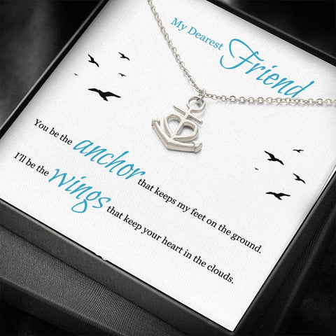 I'll Be The Wings - Anchor Necklace