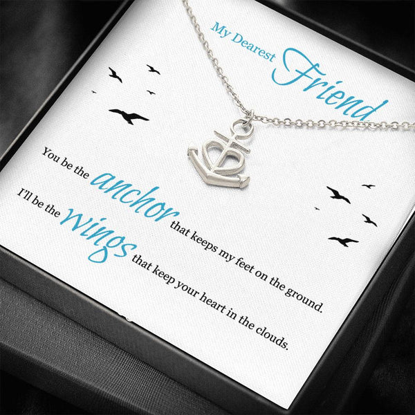 I'll Be The Wings - Anchor Necklace