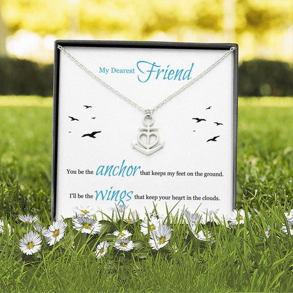 I'll Be The Wings - Anchor Necklace
