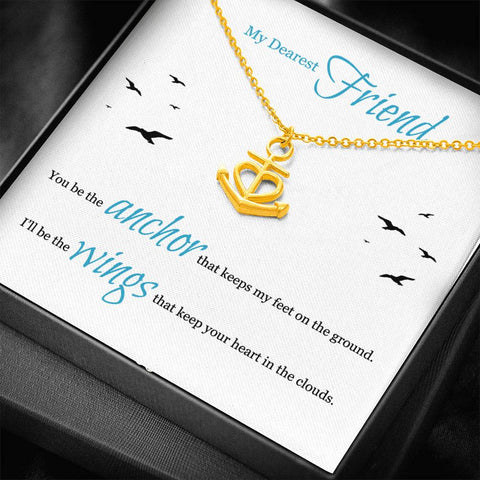 I'll Be The Wings - Anchor Necklace