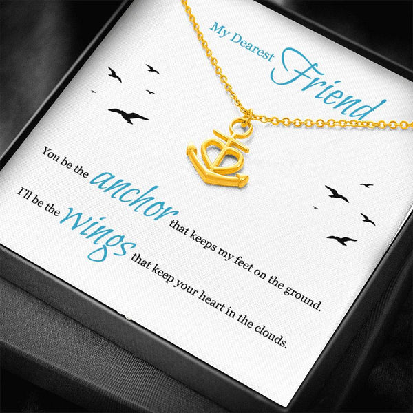I'll Be The Wings - Anchor Necklace