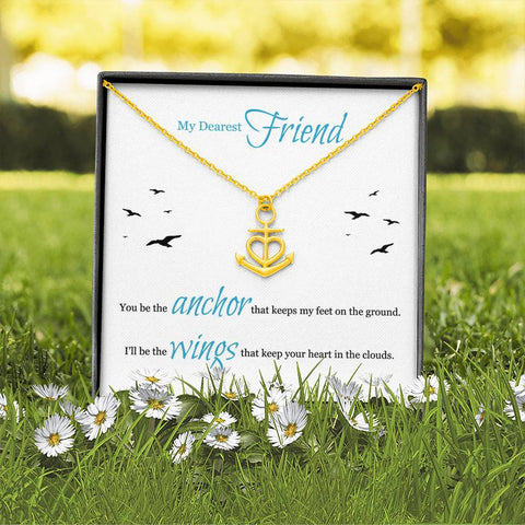 I'll Be The Wings - Anchor Necklace