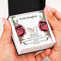 To My Daughter - Interlocking Hearts Necklace