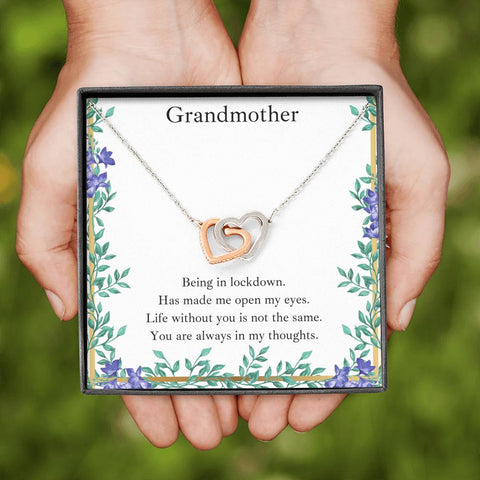 You Are Always In My Thoughts - Interlocking Hearts - Grandmother