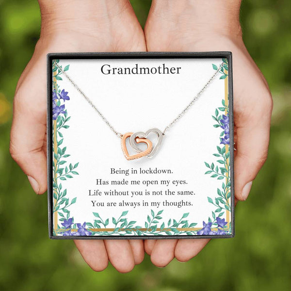 You Are Always In My Thoughts - Interlocking Hearts - Grandmother