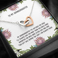 To My Granddaughter - Interlocking hearts - Olive