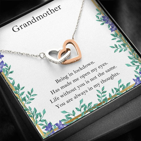 You Are Always In My Thoughts - Interlocking Hearts - Grandmother