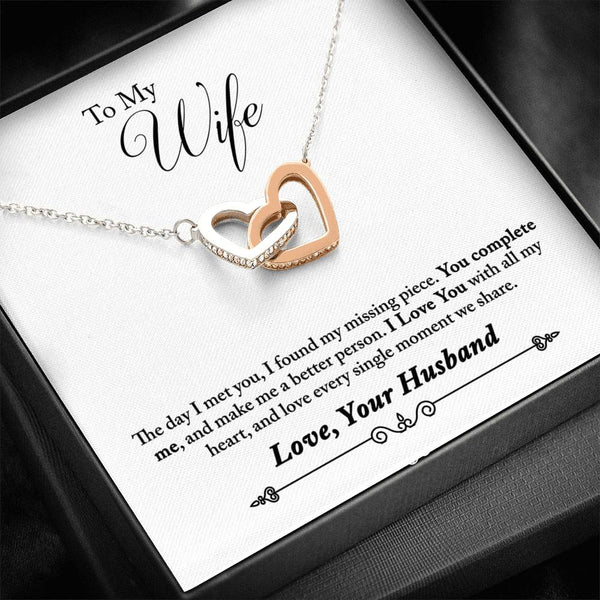 My Missing Piece -  Interlocking Hearts Necklace