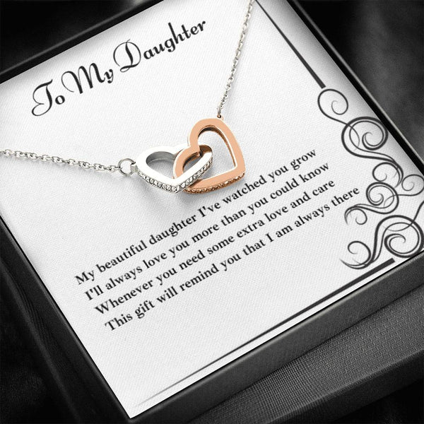 To My Daughter - Interlocking Hearts