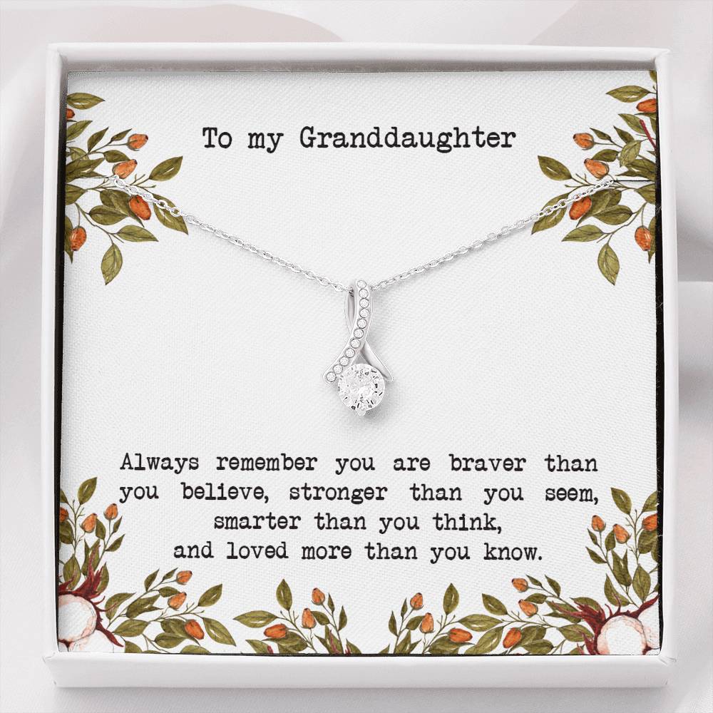 To My Grabddaughter - Ribbon - Brave