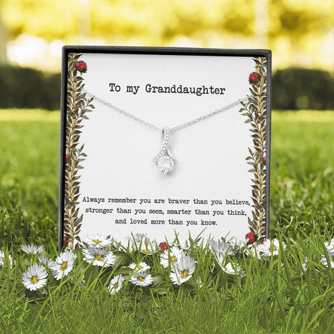 To My Granddaughter - Ribbon - Roses