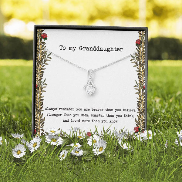 To My Granddaughter - Ribbon - Roses