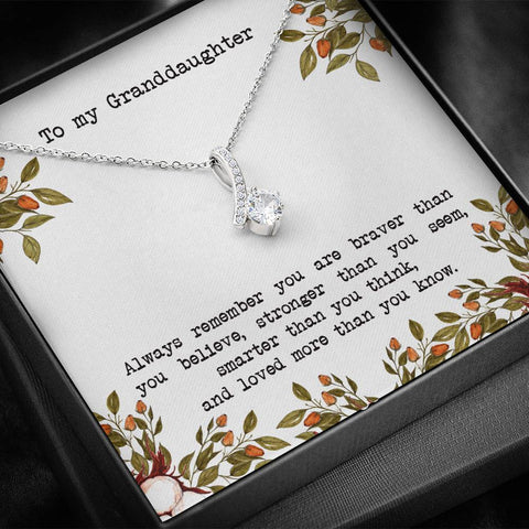 To My Grabddaughter - Ribbon - Brave