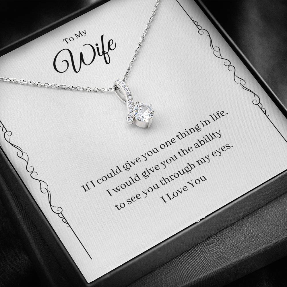 To My Wife - Ribbon - Elegance