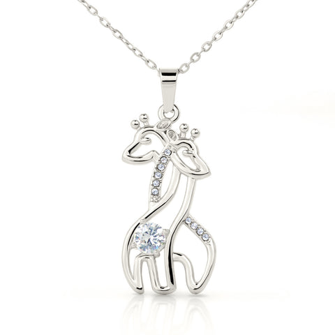 To my Grandaughter - Love Giraffe Necklace