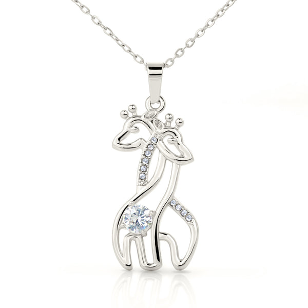 To my Grandaughter - Love Giraffe Necklace