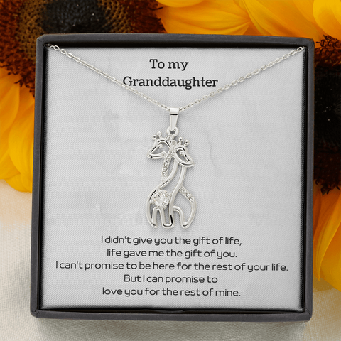 To my Grandaughter - Love Giraffe Necklace