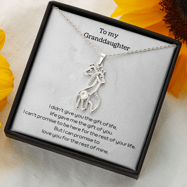 To my Grandaughter - Love Giraffe Necklace