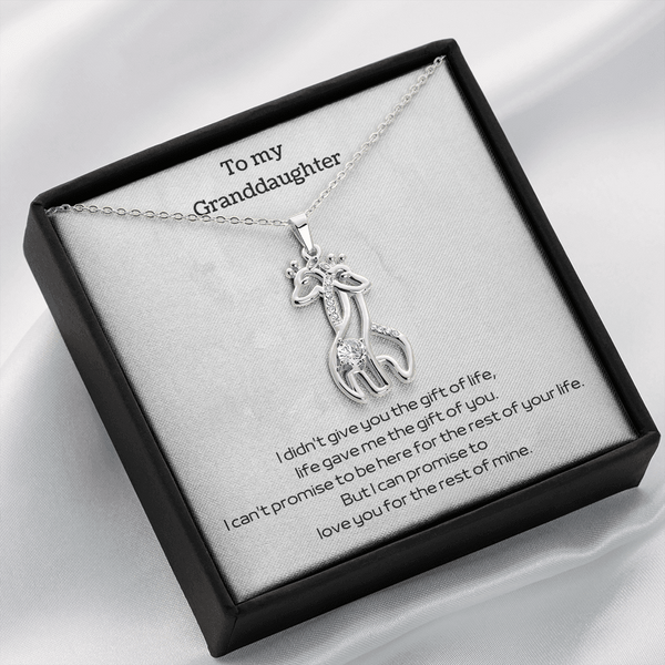 To my Grandaughter - Love Giraffe Necklace