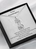 To my Grandaughter - Love Giraffe Necklace