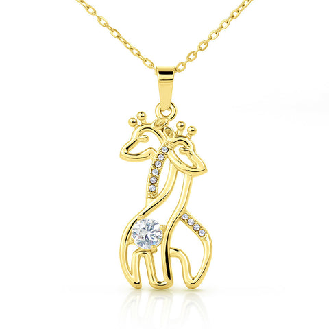To my Grandaughter - Love Giraffe Necklace