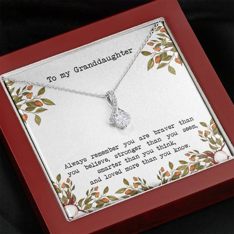 To My Grabddaughter - Ribbon - Brave