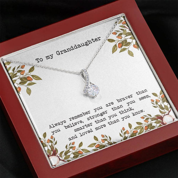 To My Grabddaughter - Ribbon - Brave