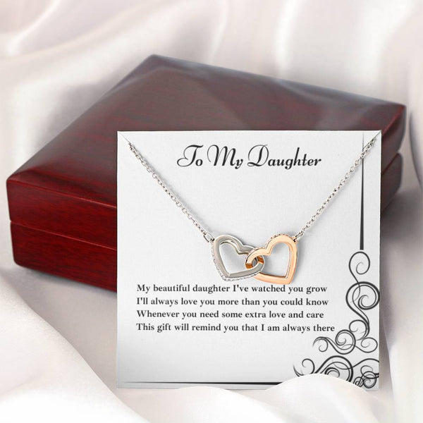 To My Daughter - Interlocking Hearts