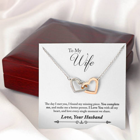 My Missing Piece -  Interlocking Hearts Necklace