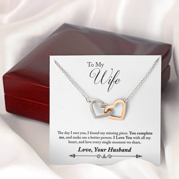 My Missing Piece -  Interlocking Hearts Necklace