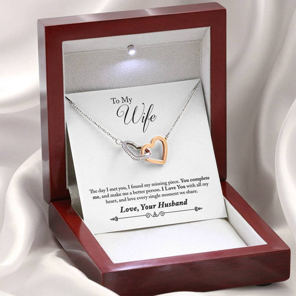 My Missing Piece -  Interlocking Hearts Necklace
