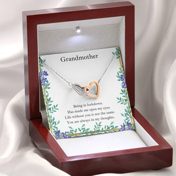 You Are Always In My Thoughts - Interlocking Hearts - Grandmother