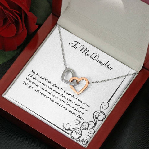 To My Daughter - Interlocking Hearts