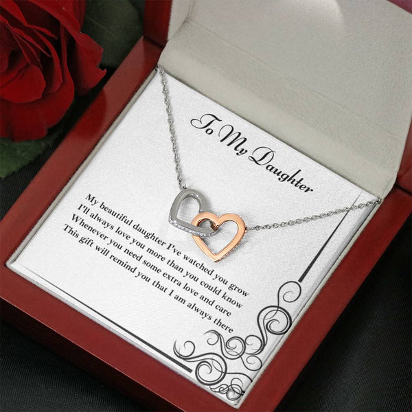 To My Daughter - Interlocking Hearts
