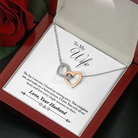 My Missing Piece -  Interlocking Hearts Necklace